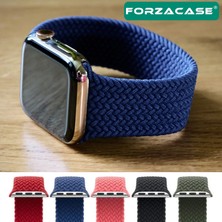 Forzacase Apple Watch Ultra 49MM Için Hasır Örgü Solo Loop Kordon Kayış - FC401