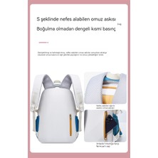 Dilele Kore Versiyonu Rahat Omuz Askılı Çanta/hafif ve Büyük Kapasiteli Ortaokul Öğrenci Çantası/omurga Yükünü Azaltan Lise ve Üniversite Öğrencisi Kampüs Çantası, DL107 (Yurt Dışından)