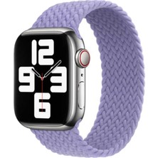 Forzacase Apple Watch Se 44MM Için Hasır Örgü Solo Loop Kordon Kayış - FC401