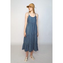 Nicole Kadın Jean Elbise