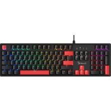 Bloody S510R Siyah, Q Türkçe Fn-Multimedya, Mekanik Rgb, Bmls, Ekstra 9 Adet Siyah Tuş Başlığı Gaming (Oyuncu) Klavye