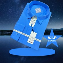 Düz Uzun Kollu Erkek Gömlek (Regular Kalıp)