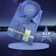 Pamuklu Oxford Uzun Kollu Erkek Gömlek (Regular Kalıp)