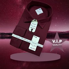 Düz Uzun Kollu Erkek Gömlek (Regular Kalıp)