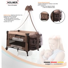 Holmer Maxi Comfort Coolstyle Anne Yanı Deluxe Kumaş Cibinlikli Oyun Parkı 70x110cm