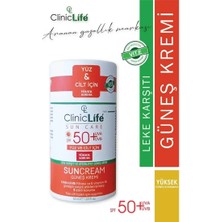 Clinic Life Cliniclife Leke Karşıtı ve Aydınlatıcı Güneş Kremi 50+ Spf 100 ml