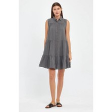 Kurular Tekstil Müslin Kat Kat Elbise