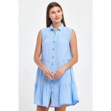 Kurular Tekstil Müslin Kat Kat Elbise