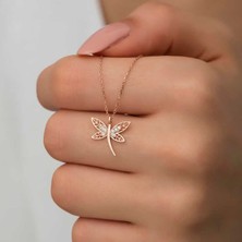 Gumush Gümüş Rose Yusufçuk Kadın Kolye