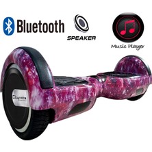 Citymate Elektrikli Kaykay Hoverboard Bluetooth Hoparlörlü 6.5 Inch Akıllı Dengeli - Grafiti Desenli