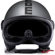 Momodesign Fgtr Evo Mono Titanium Frost Black Açık Kask