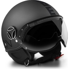 Momodesign Fgtr Evo Mono Titanium Frost Black Açık Kask