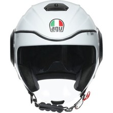 Agv Orbyt Multi Block Matt Light Grey Ebony Açık Kask