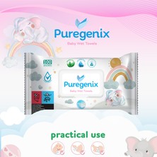 Puregenix Bebek Islak Mendil 24x100'LÜ Paket 2400 Yaprak