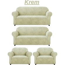 Furkan Ticaret 3+3+1+1dokuma Jakar Koltuk Örtüsü. Lastikli, Esnek, Yıkanabilir Koltuk, Kanepe, Çekyat Örtüsü/kılıfı