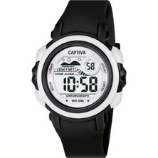 Captiva 30 mt Suya Dayanıklı Digital Alarm-Kronometre-Led Işık Spor Kasa Çoçuk Kol Saati CPT.X050