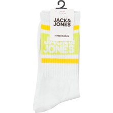 Jack & Jones Jaclogo Strıpe Tennıs Sock 12250750 Yeşil