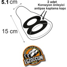 Egzozcum 51 Mm. Antipas Iç Kaplamalı Oval Islık Sesli Sök/tak Vidalı Nikelaj Egzoz Eksoz Ucu