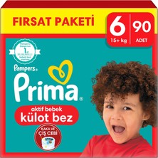 Prima Külot Bebek Bezi 6 Beden 90 Adet