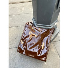 Zeyzey Butik Parlak Lake Taba  Kadın Çanta