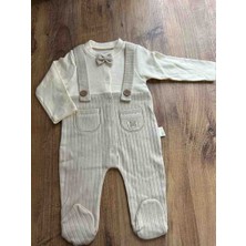 Leylek Papyonlu Patikli Erkek Bebek Tulum
