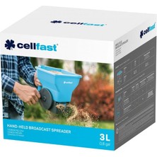 Cellfast El Tipi Dağıtıcı Tohum, Gübre, Tuz, Kum Serpme Aleti