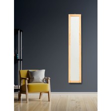 Dekoratif Ahşap Duvar Boy Aynası 27X132
