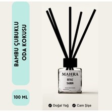 Mahra Oda Kokusu 100ml Beyaz Sabun bambu çubuklu Oda Kokusu Esansiyel Uçucu yağ reed diffuser