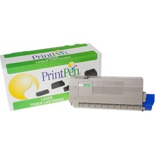 PrintPen Oki C612 Mavi Muadil Toner (46507519)