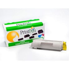 PrintPen Oki C5600 Sarı Muadil Toner (43381921)