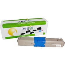 PrintPen Oki C332 Sarı Muadil Toner Yüksek Kapasite (46508733)