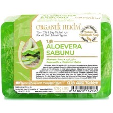 Organik Hekim Doğal Kabak Lifli Aloe Vera Sabunu 120 gr