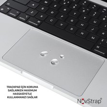 Novstrap Apple Macbook Air M3 2024 13.6 Inç A3113 ile Uyumlu Trackpad Koruyucu Film