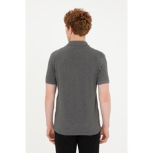 U.S. Polo Assn. 1792406 GTP04IY024  Erkek T-Shirt Antrasit Melanj