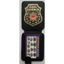Aldatmaz 2AD,ÖZEL Güvenlik Rozetli Cüzdanı Al.sadece Özel Güvenlik Görevlisi Satın Alabilir.sivile Satılmaz.