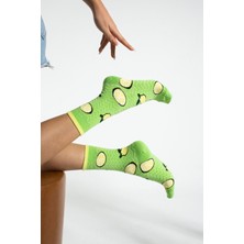 TG Socks Unisex Avokado Burnu Dikişsiz Çorap Kutulu