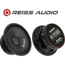 Reiss RS-M6EGO Çifti 900WAT-400W Rms Metal Kapaklı 16 cm Oto Midrange Hoparlör