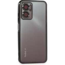 Newface Xiaomi Redmi Note 11E Kılıf Razer Lensli Silikon - Siyah 327107