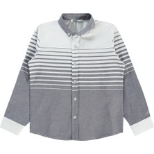 Civil Boys Erkek Çocuk Gömlek 10-13 Yaş Gri