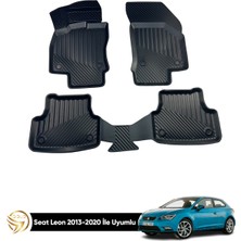 Dnz Seat Leon 3D Havuzlu Paspas 2013-2020 Yumuşak Loci