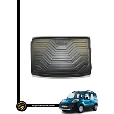 Gold  Peugeot Bipper 2008+ Birebir Uyumlu Kauçuk Yumuşak Clioe 3D Bagaj Havuzu
