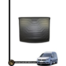 Gold  Volkswagen Caddy Combi 2010 ve Sonrası Birebir Uyumlu Kauçuk Yumuşak Clioe 3D Bagaj Havuzu