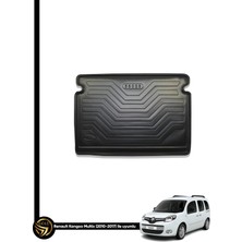 Gold  Renault Kangoo Multıx Combi 2010 - 2016 Birebir Uyumlu Kauçuk Yumuşak Clioe 3D Bagaj Havuzu
