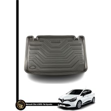 Gold Renault Clio 4 3D Havuzlu Oto Paspas Hatchback 2012-2019 + Bagaj Havuzu Lila Ikili Set