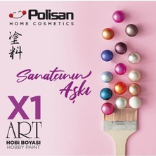 Polisan X1 Art Vernikli Hobi Boyası Limon Küfü 120 ml