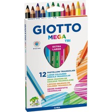 Giotto Gıotto Mega Tri 12LI Kutu Kuru Boya / 22060