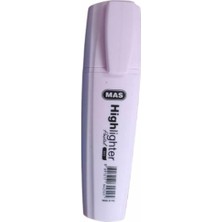 Mas Fosforlu Kalem 6422 Pastel Mor