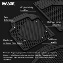 Image Mercedes A Serisi W176 Hb (2012 - 2018) Ekstra Havuzlu Universal 3D Plus  Kauçuk Oto Paspas Siyah