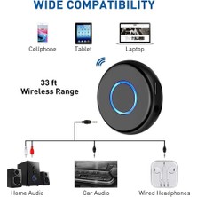 Remedy Araba Için Bluetooth Ses Alıcısı, Rca Aux'lu Kablosuz Ses Adaptörü (Yurt Dışından)