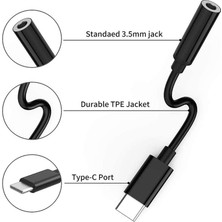 Remedy Type-C - 3,5mm Ses Adaptörü, USB Type C - 3,5mm Kulaklık Jakı (Yurt Dışından)